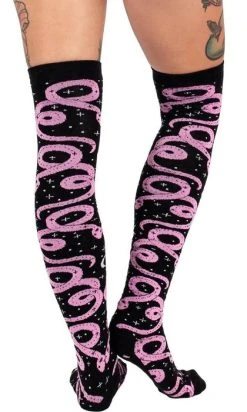 TOO FAST APPAREL Mystical Pink Snake | THIGH HIGH SOCKS -Punk Rave Store too fast apparel mystical pink snake thigh high socks 4 dfc88a6a 2cce 4f2f a80d 9391de006b63 700x700