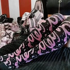 TOO FAST APPAREL Mystical Pink Snake | THIGH HIGH SOCKS -Punk Rave Store too fast apparel mystical pink snake thigh high socks 5 3404295f 0d66 4bcc a61e efe54b74dba7 700x700