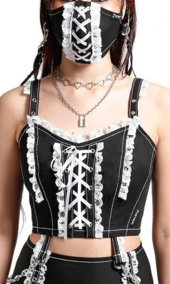 TRIPP NYC Lolita [Black/White] | FACE COVER*