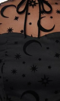 UNIQUE VINTAGE Moon & Stars | FLARE DRESS` -Punk Rave Store unique vintage moon stars flare dress 2 fb30b9aa 1e34 42e1 a92a 984ca8c38bc5 700x700